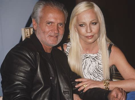 versace niebieskie|gianni versace and donatella.